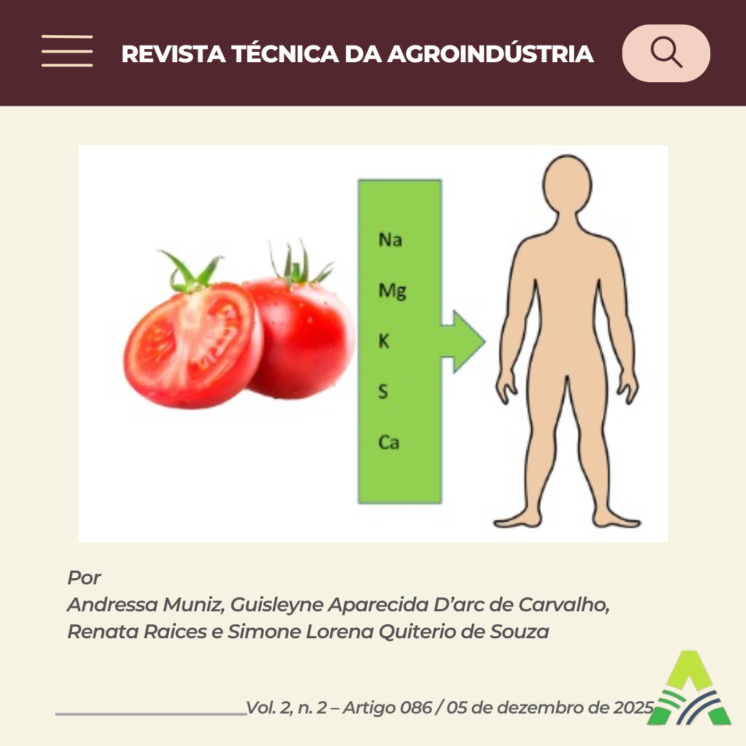 MACROMINERAIS EM TOMATE: COMPARAÇÃO ENTRE CULTIVOS ORGÂNICO E CONVENCIONAL E IMPLICAÇÕES NUTRICIONAIS